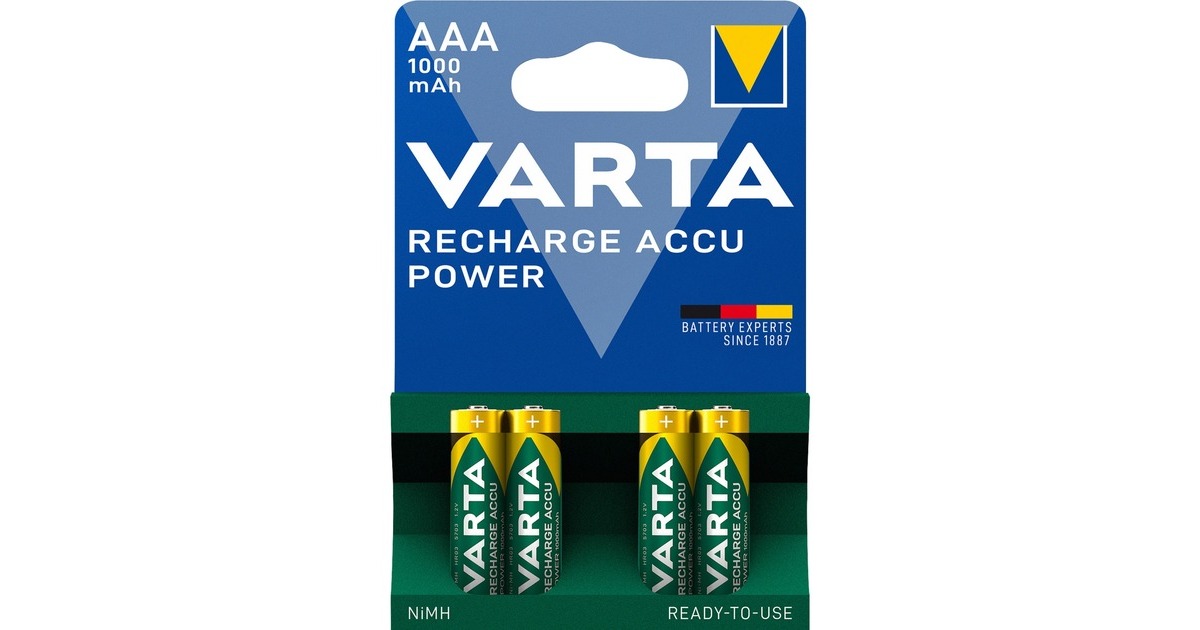 Varta 5703, Akku(4 Stück, AAA)
