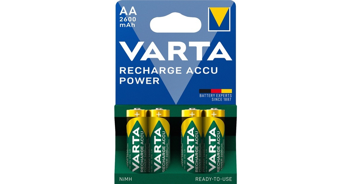 Varta 5716, Akku(4 Stück, AA)