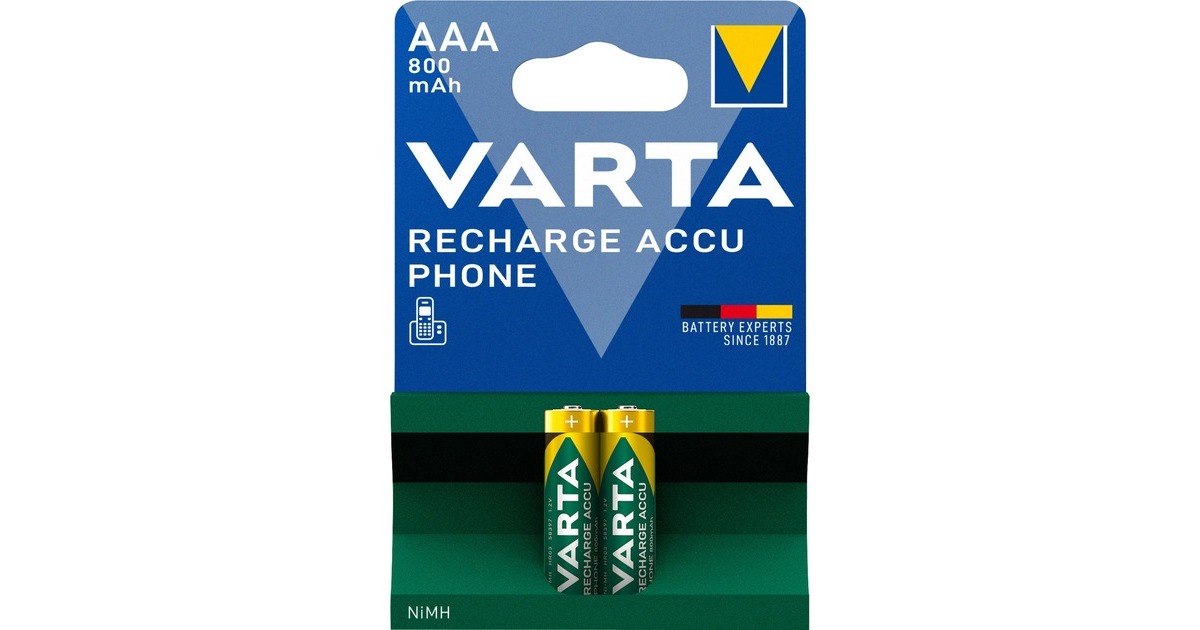 Varta 58398 (Phone), Akku(2 Stück, AAA)
