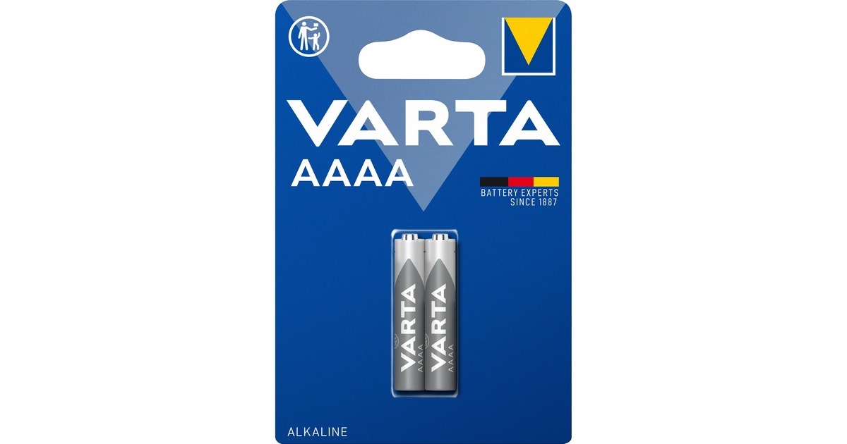 Varta Alkali-Mangan MiniAAAA, Batterie(2 Stück, AAAA)