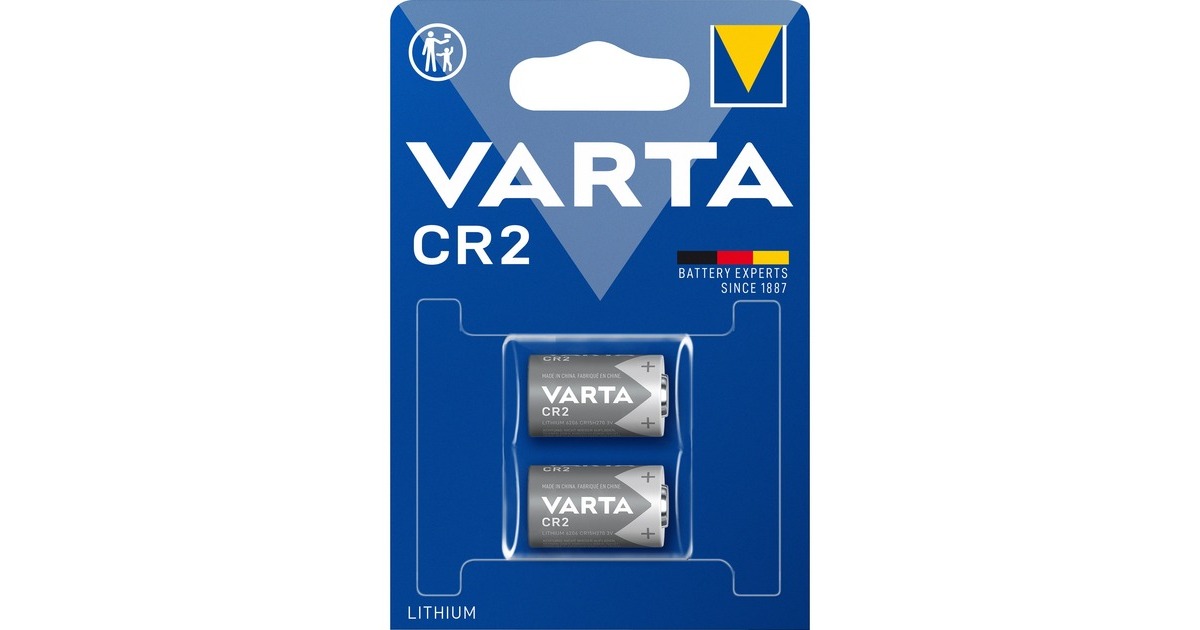 Varta CR2, Batterie(2 Stück, CR2)