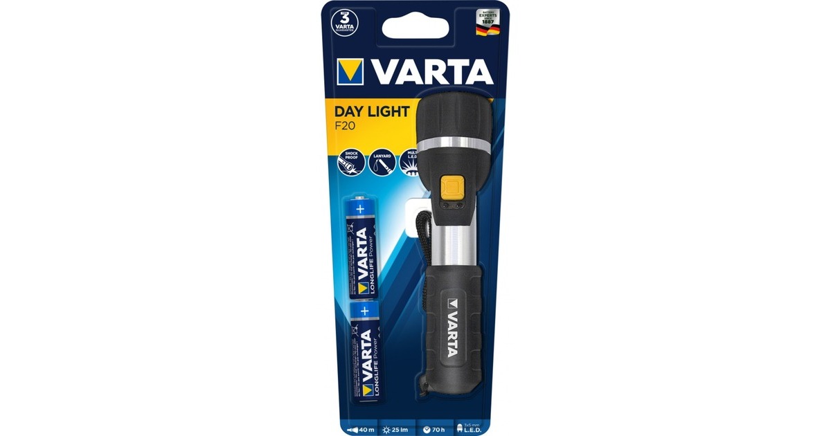 Varta Day Light Multi LED F20, Taschenlampe