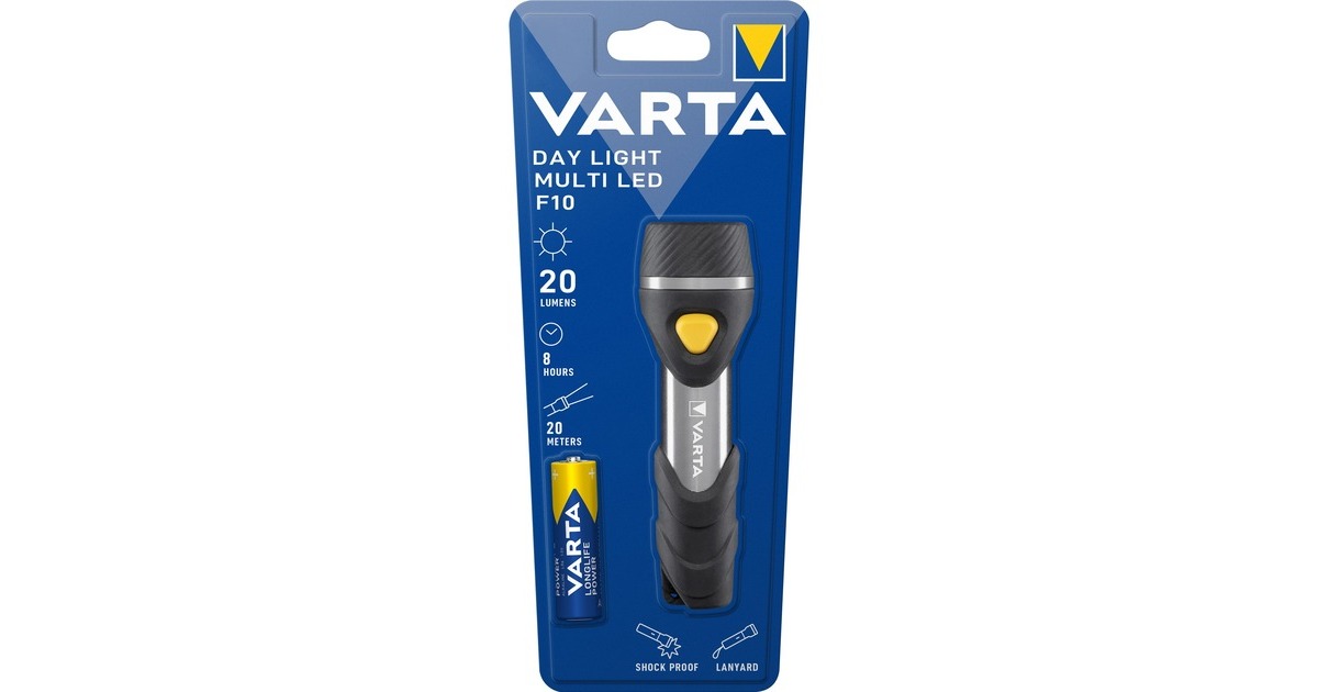 Varta Daylight Multi LED F10, Taschenlampe(schwarz/silber)