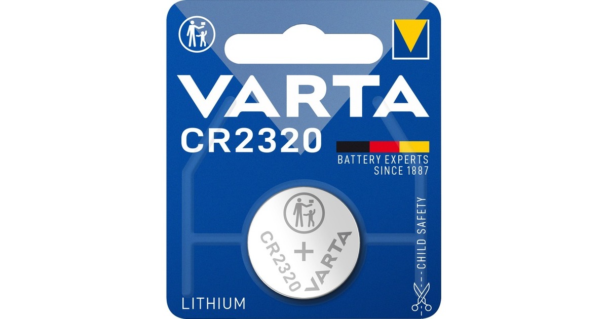 Varta Electronics CR2320, Batterie(1 Stück, CR2320)