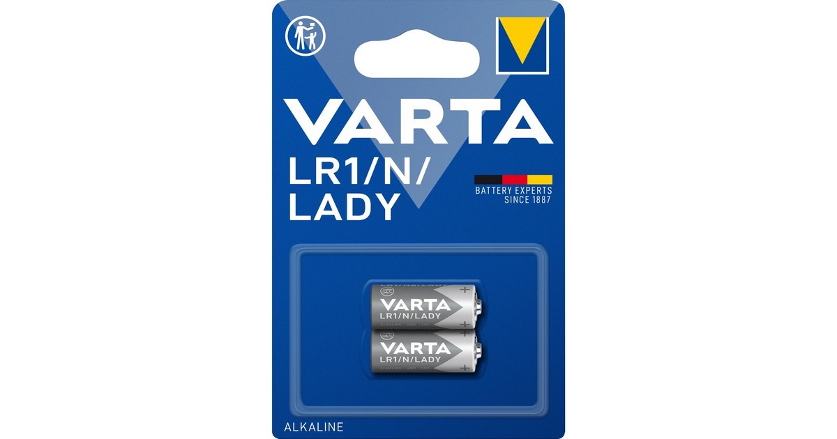 Varta Electronics LR1 N Lady, Batterie(2 Stück, LR1)