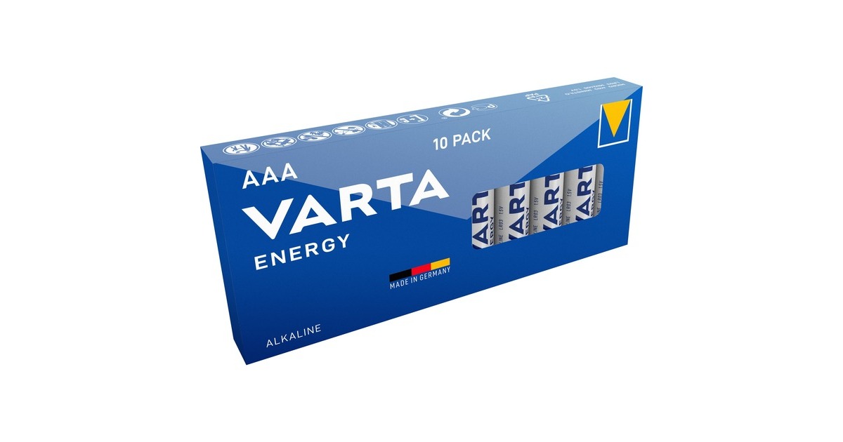 Varta Energy, Batterie(10 Stück, AAA)