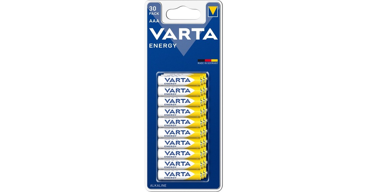 Varta Energy, Batterie(30 Stück, AAA)
