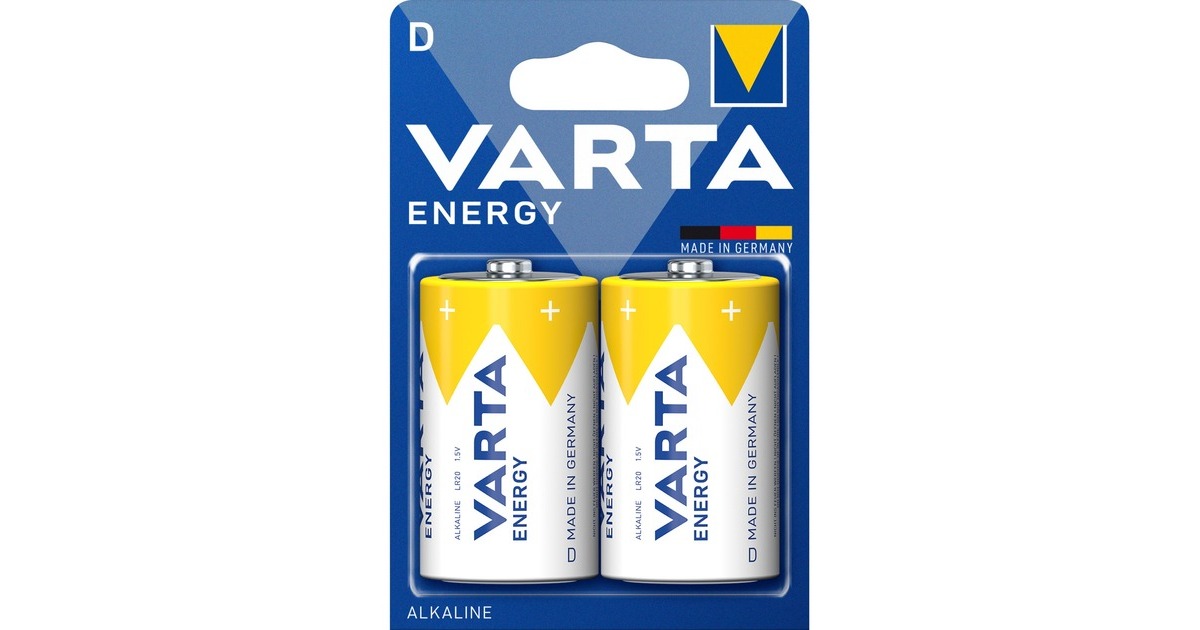 Varta Energy, Batterie(2 Stück, D (Mono))
