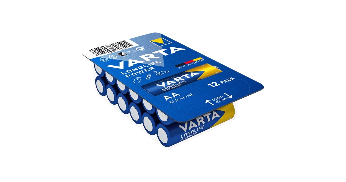 Varta High Energy, Batterie(12 Stück, AA)