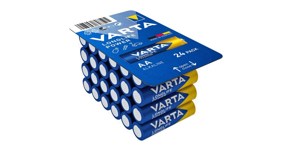 Varta High Energy, Batterie(24 Stück, AA)