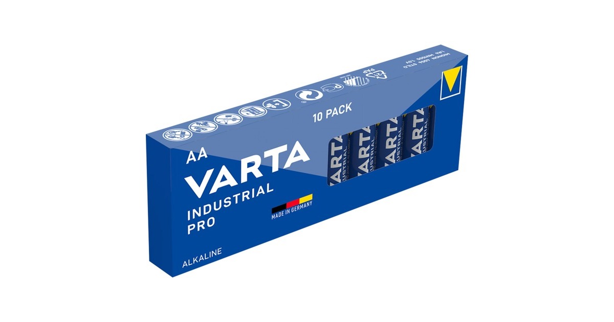 Varta Industrial, Batterie(10 Stück, AA)