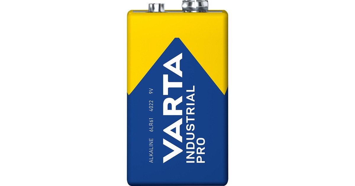 Varta Industrial (Shrink) 6LR61 E, Batterie(1 Stück, E-Block)