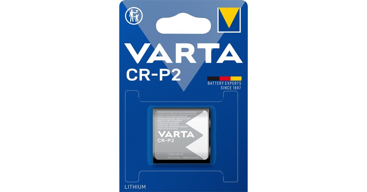 Varta Lithium, Batterie(1 Stück, CR-P2)