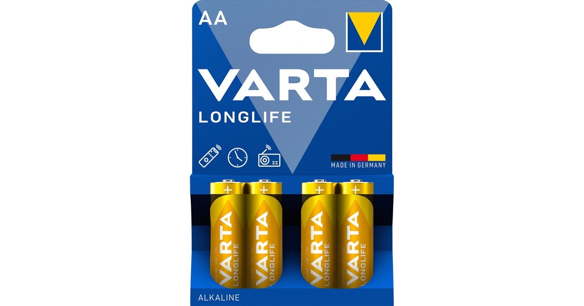 Varta Longlife , Batterie(4 Stück, AA)