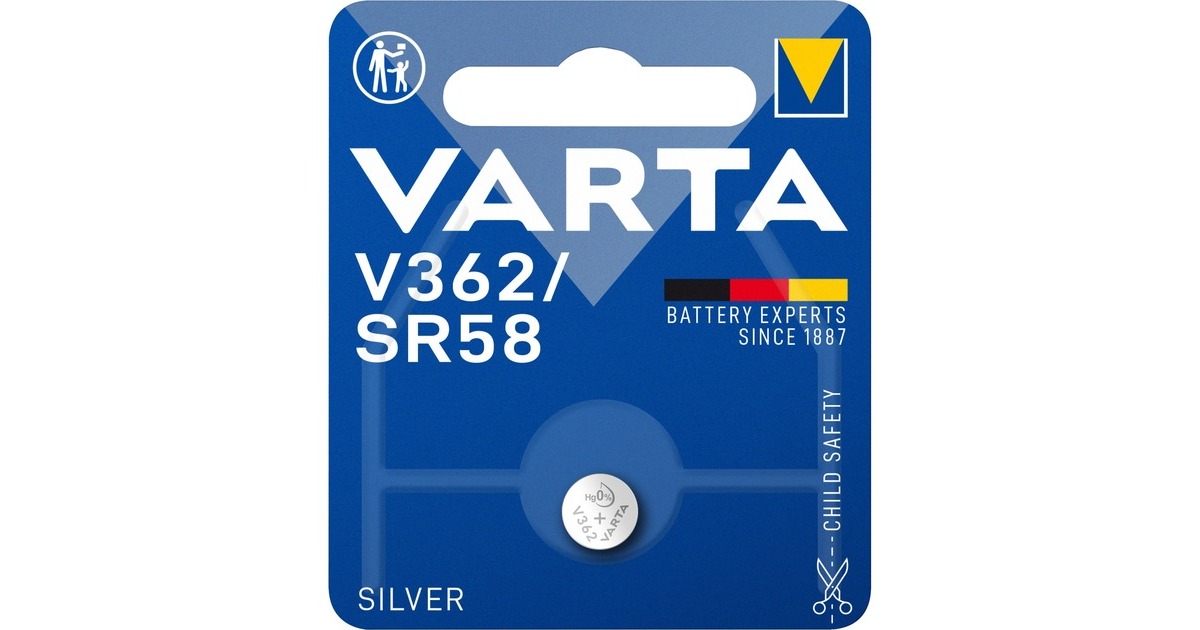 Varta SILVER Coin V362/SR58, Batterie(1 Stück)