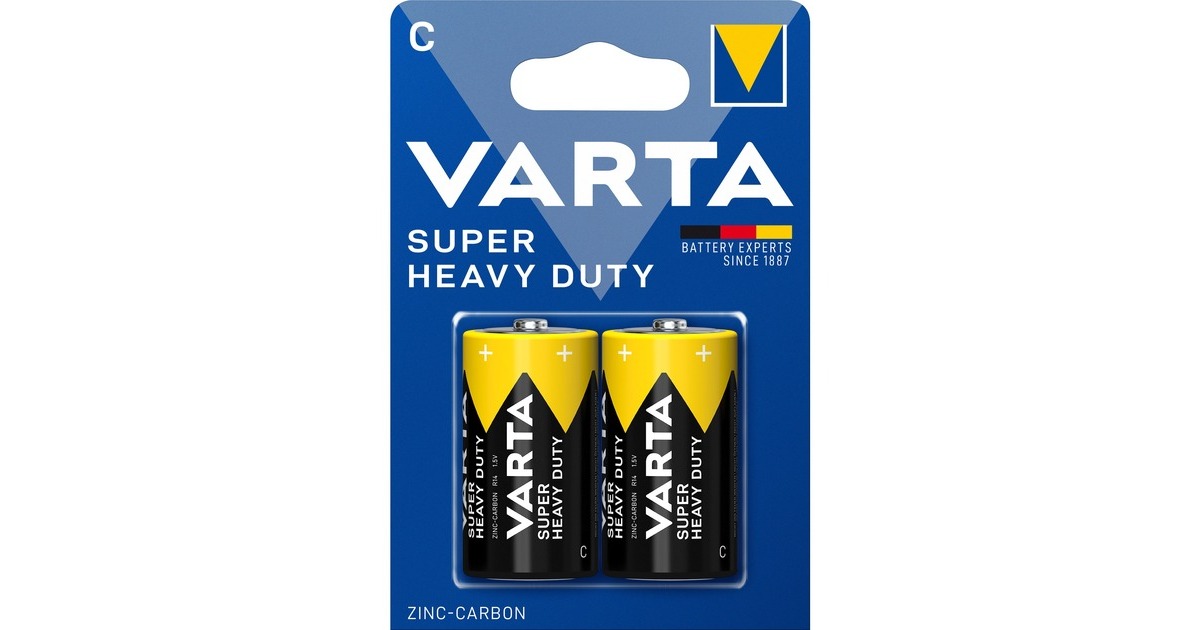 Varta Superlife, Batterie(2 Stück, C (Baby))