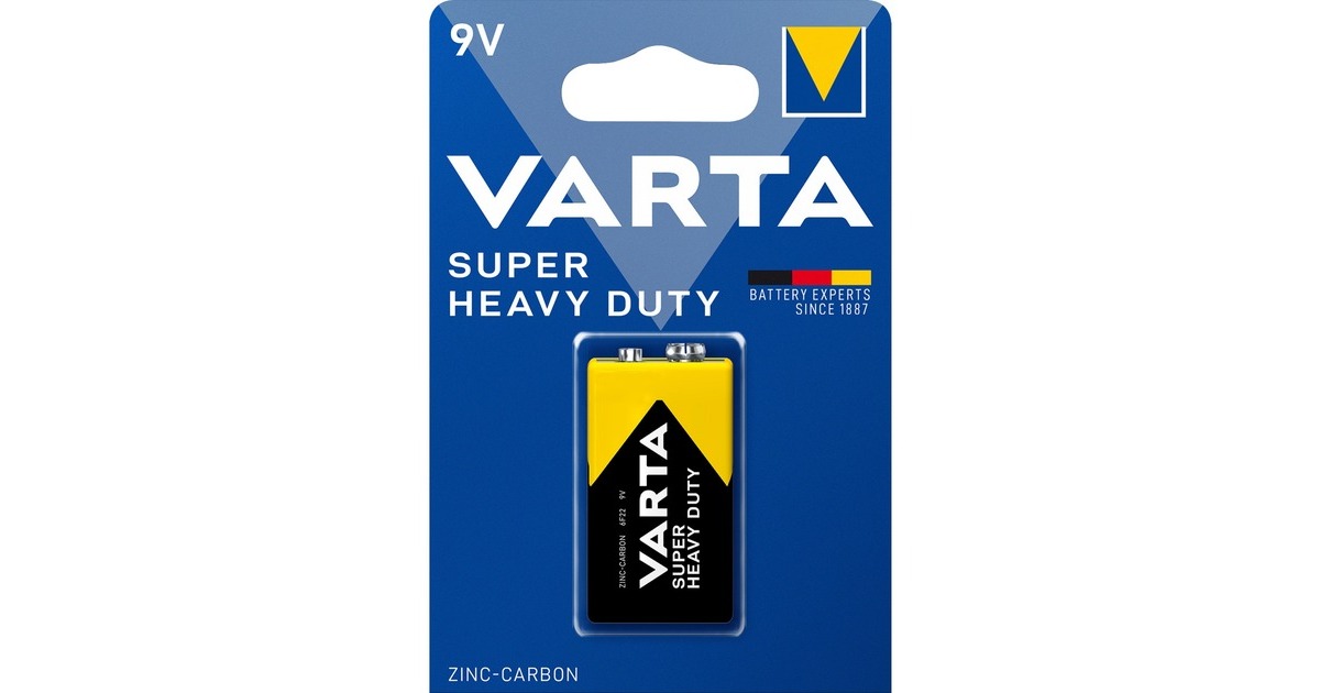 Varta Superlife, Batterie(1 Stück, E-Block (9-Volt-Block))