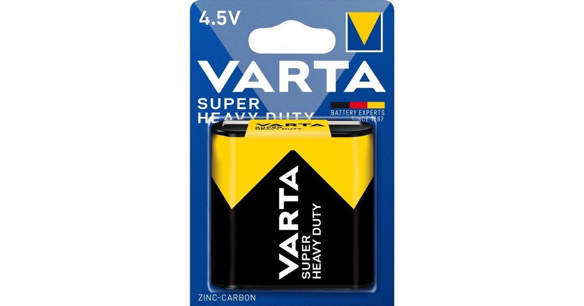 Varta Superlife, Batterie(1 Stück, Block, 3R12)