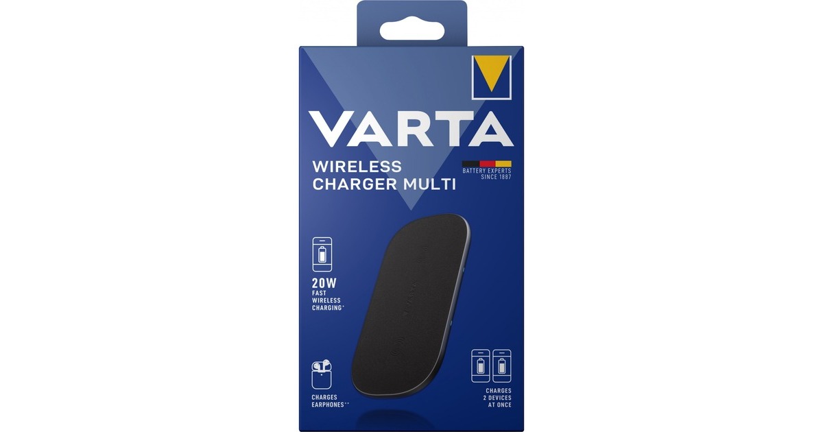 Varta Wireless Charger Multi, Ladegerät(schwarz)