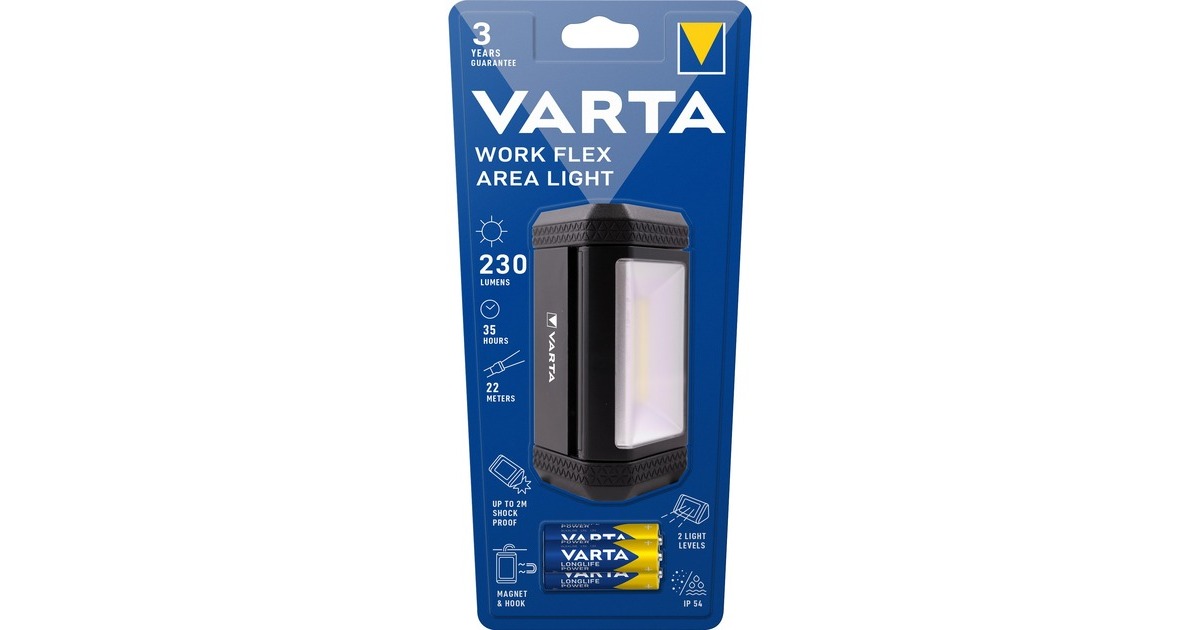 Varta WorkFlex Area Light, Arbeitsleuchte(schwarz)