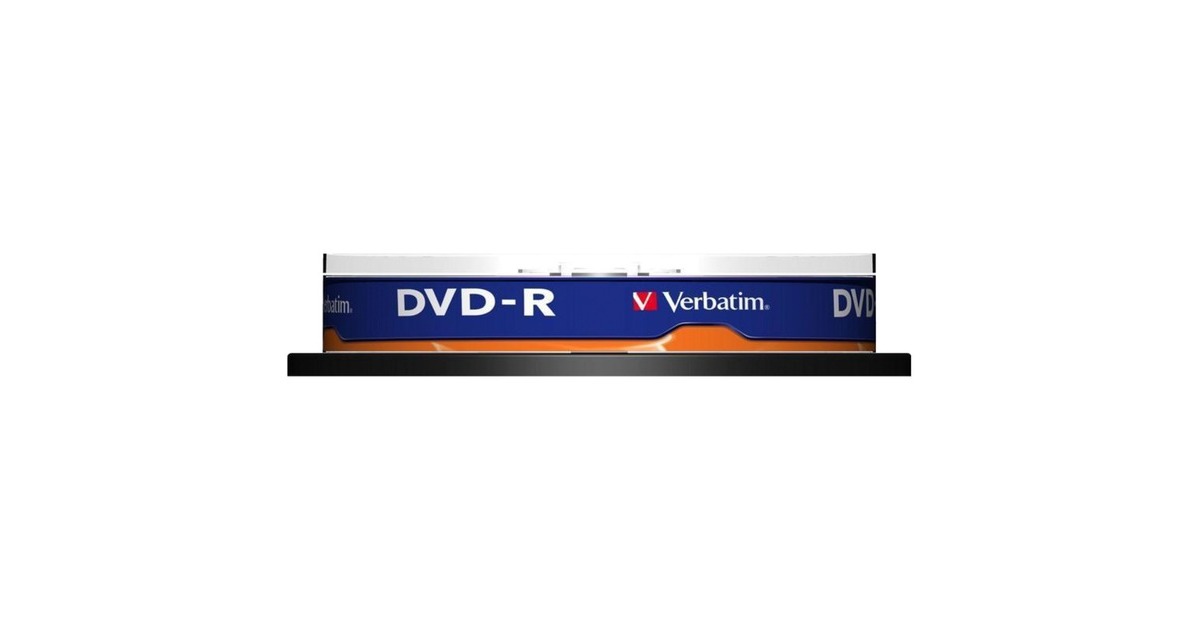 Verbatim DVD-R 4,7 GB, DVD-Rohlinge(16fach, 10 Stück)