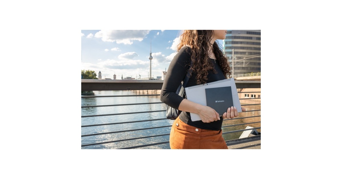 Verbatim Externer Slimline CD-DVD-Brenner, externer DVD-Brenner(USB-C 3.2 Gen 1 (5 Gbit/s))