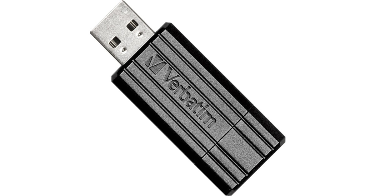 Verbatim Pin Stripe 64 GB, USB-Stick(schwarz)