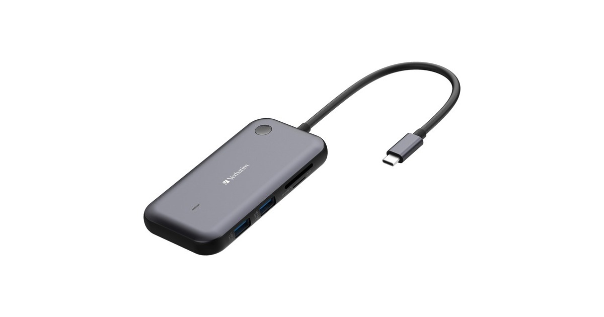 Verbatim Share My Screen 1080p USB-Wireless Adapter WDA-01, Dockingstation(schwarz, HDMI, VGA, USB-C, SD, microSD)