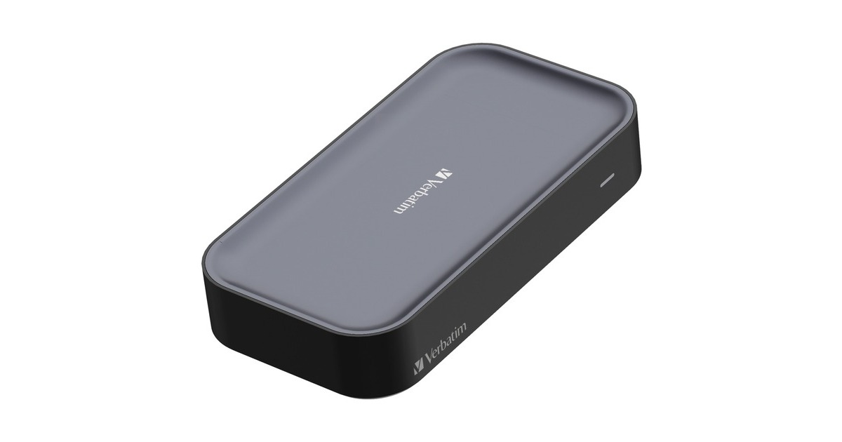Verbatim Share My Screen 1080p USB-Wireless Adapter WDA-01, Dockingstation(schwarz, HDMI, VGA, USB-C, SD, microSD)