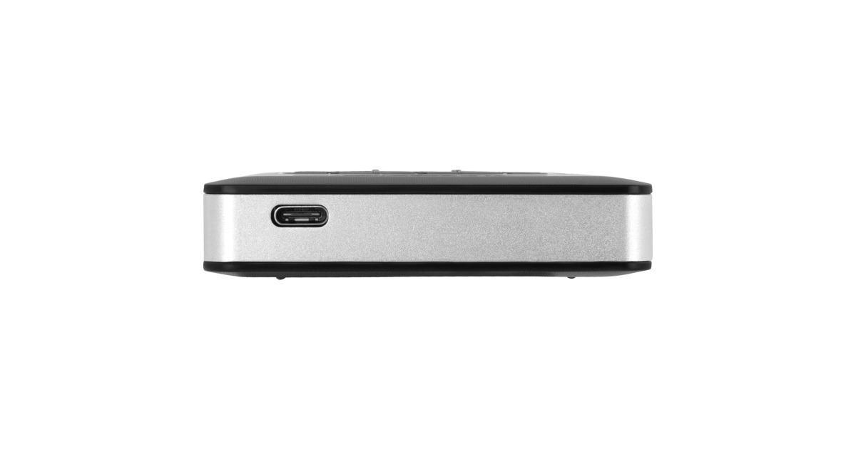 Verbatim Store 'n' Go Secure Portable, Externe Festplatte(schwarz/silber, USB-C 3.2 (5 Gbit/s))