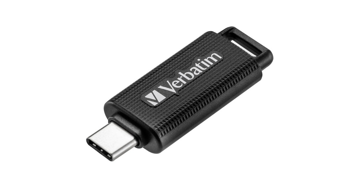 Verbatim Store 'n' Go USB-C 64 GB, USB-Stick(schwarz/grau, USB-C 3.2 Gen1)