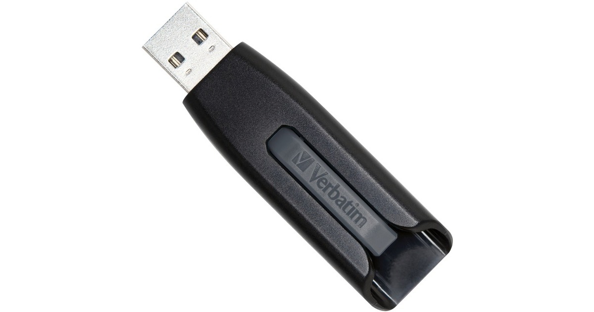 Verbatim Store 'n' Go V3 64 GB, USB-Stick(schwarz/grau, USB-A 3.2 Gen 1)