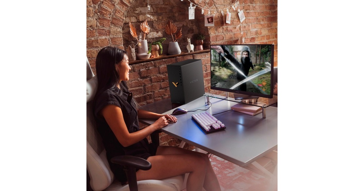 Victus by HP 15L Gaming Desktop TG02-2208ng, Gaming-PC(schwarz, Windows 11 Home 64-Bit)