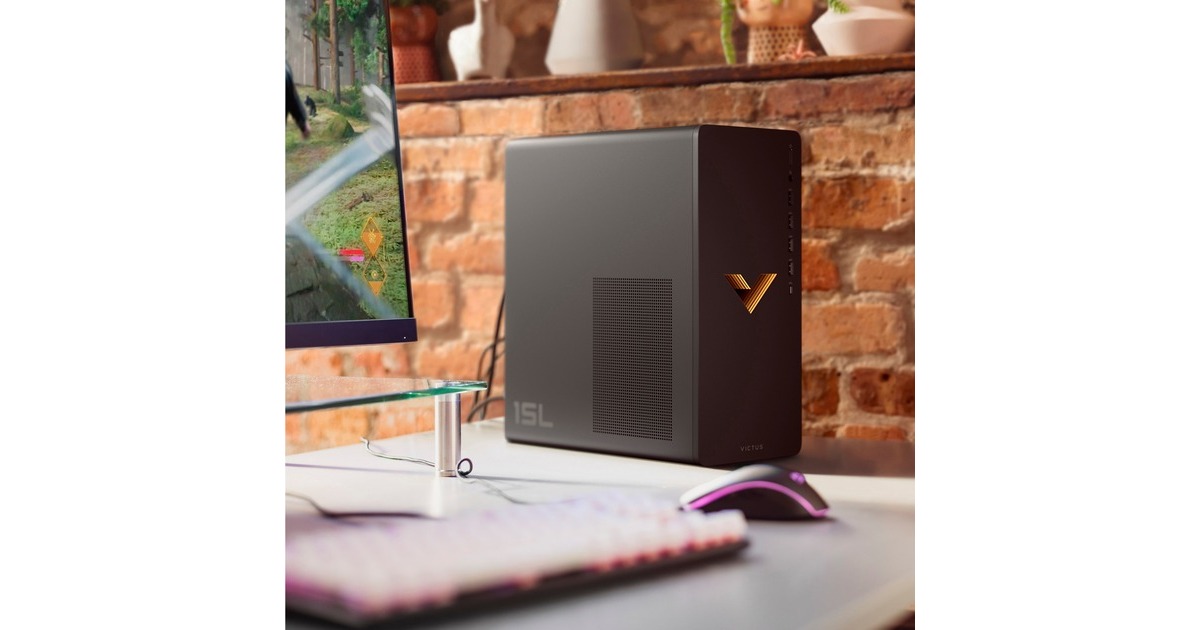 Victus by HP 15L Gaming Desktop TG02-2211ng, Gaming-PC(schwarz, ohne Betriebssystem)