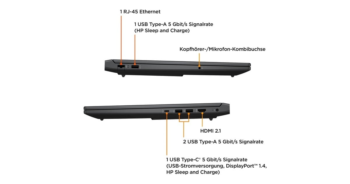 Victus by HP 16-s0155ng, Gaming-Notebook(grau, ohne Betriebssystem, 40.9 cm (16.1 Zoll) & 144 Hz Display, 512 GB SSD, Outlet) Victus by HP 16-s0155ng, Gaming-Notebook(grau, ohne Betriebssystem, 40.9 cm (16.1 Zoll) & 144 Hz Display, 512 GB SSD, Outlet)
