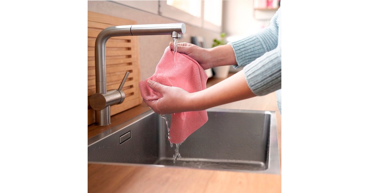 Vileda Allzwecktuch Actifibre Soft, 2er Set, Staubwischer(rosa)