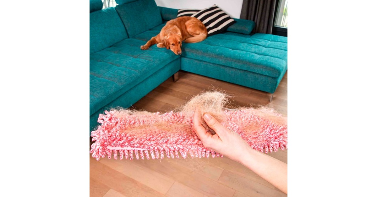 Vileda Ersatzbezug, für Bodenwischer Pet Pro MICROFIBRE UNIVERSAL, Wischbezug(rot)