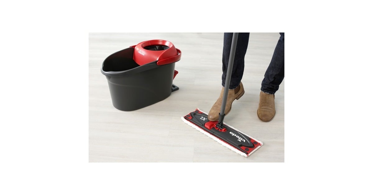 Vileda Wischer ULTRAMAX XL Turbo Komplett Box, Bodenwischer(schwarz/rot)