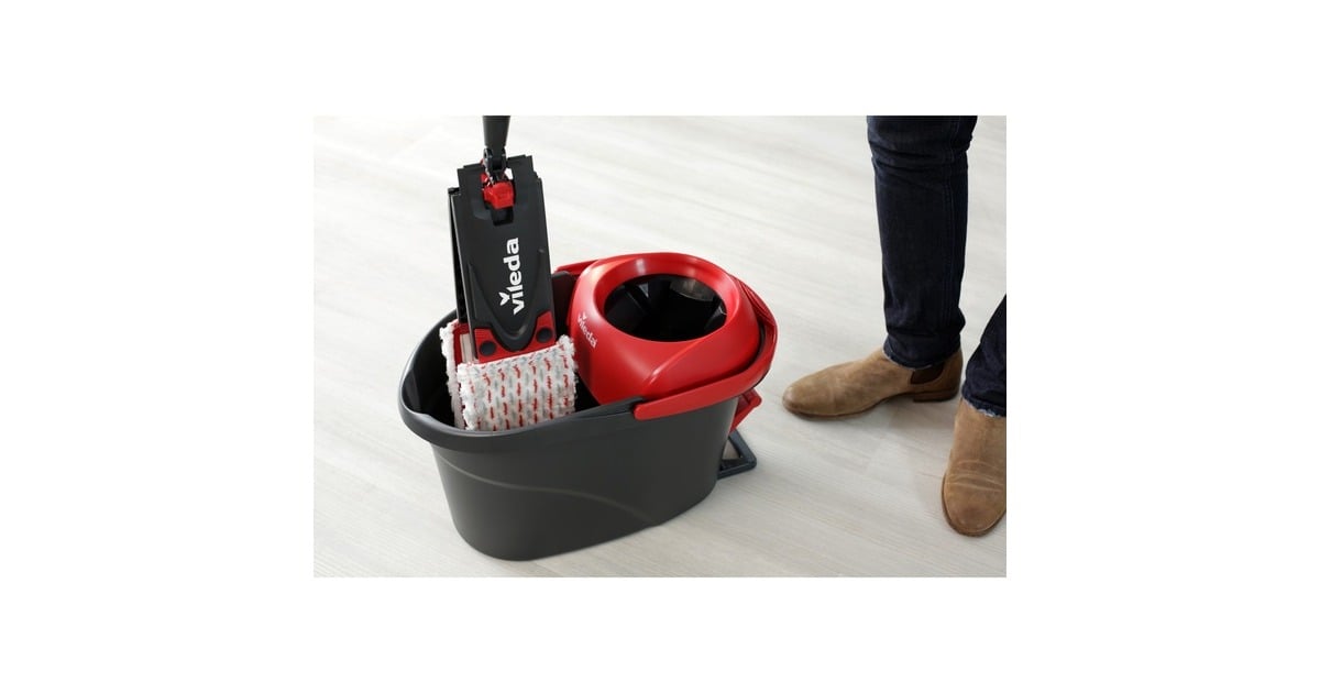 Vileda Wischer ULTRAMAX XL Turbo Komplett Box, Bodenwischer(schwarz/rot, Outlet)