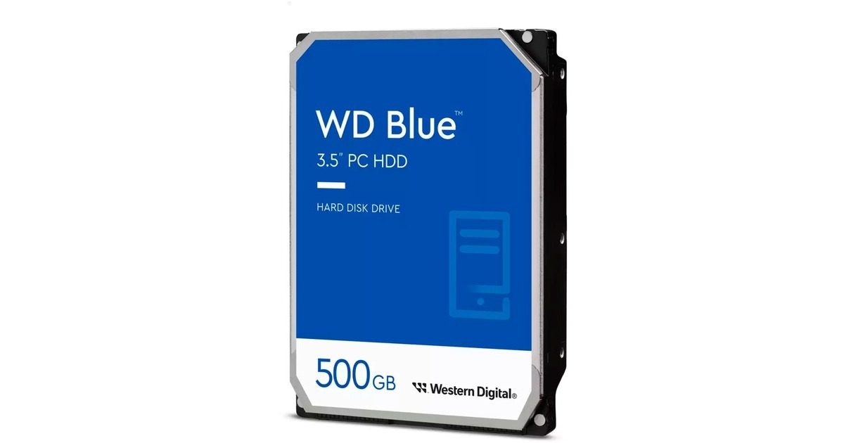 WD 500GB WD5000AZLX Blue, Festplatte(SATA 6 Gb/s, 3,5", WD Blue)