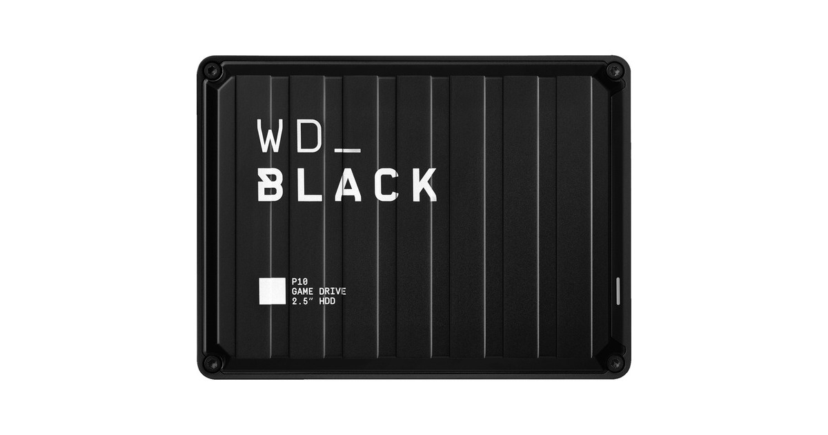WD Black P10 Game Drive 4 TB, Externe Festplatte(schwarz, Micro-USB-B 3.2 Gen 1 (5 Gbit/s))