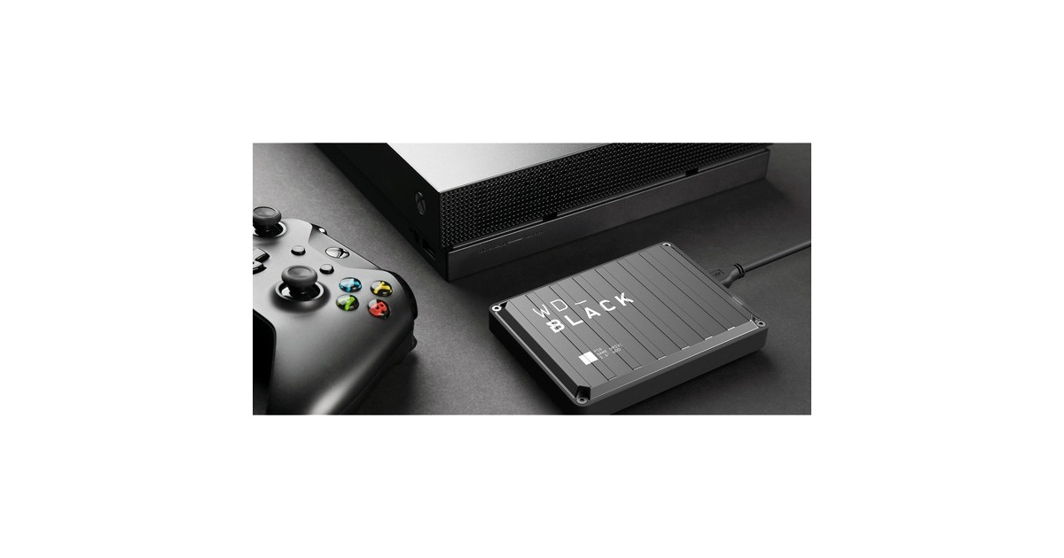 WD Black P10 Game Drive 4 TB, Externe Festplatte(schwarz, Micro-USB-B 3.2 Gen 1 (5 Gbit/s))