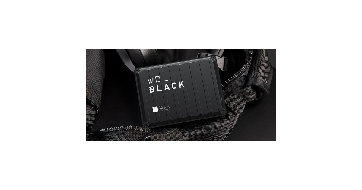 WD Black P10 Game Drive 5 TB, Externe Festplatte(schwarz, Micro-USB-B 3.2 Gen 1 (5 Gbit/s))