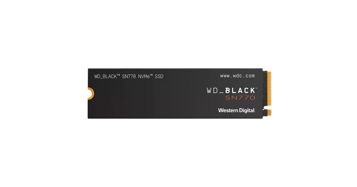 WD Black SN770 2 TB, SSD(schwarz, PCIe 4.0 x4, NVMe, M.2 2280) WD Black SN770 2 TB, SSD(schwarz, PCIe 4.0 x4, NVMe, M.2 2280)