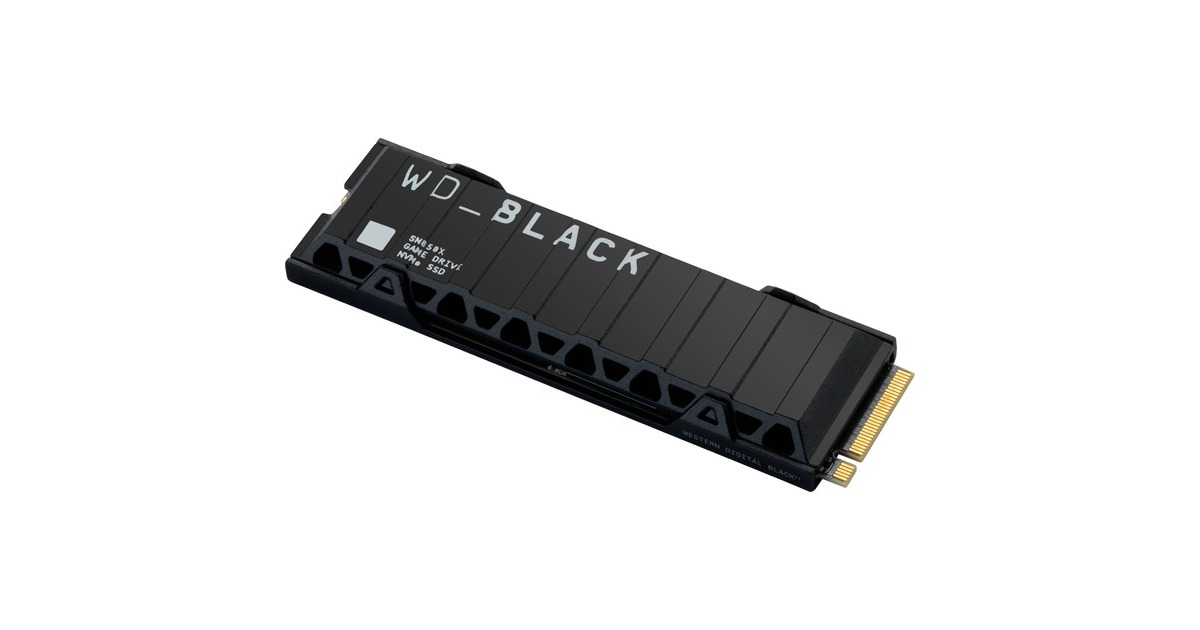WD Black SN850X NVMe SSD 2 TB(schwarz, PCIe 4.0 x4, NVMe, M.2 2280, Kühlkörper)