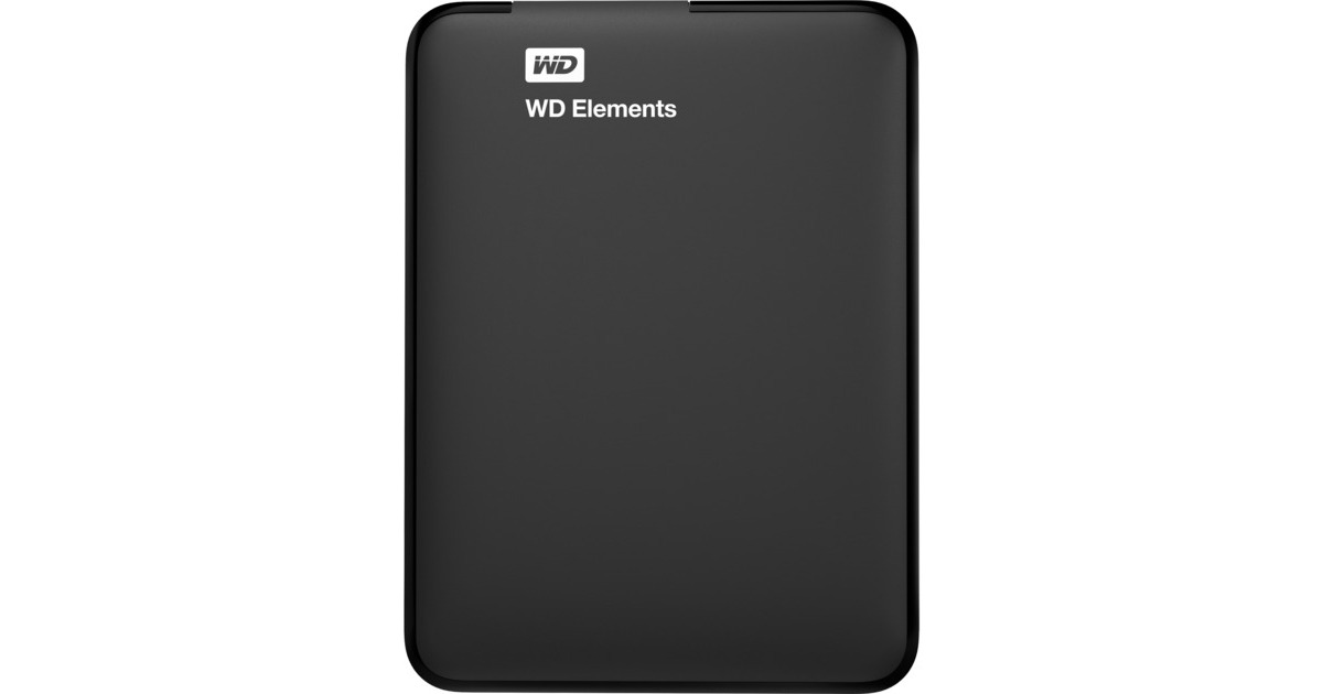 WD Elements Portable 1 TB, Externe Festplatte(schwarz, Micro-USB-B 3.2 Gen 1 (5 Gbit/s))