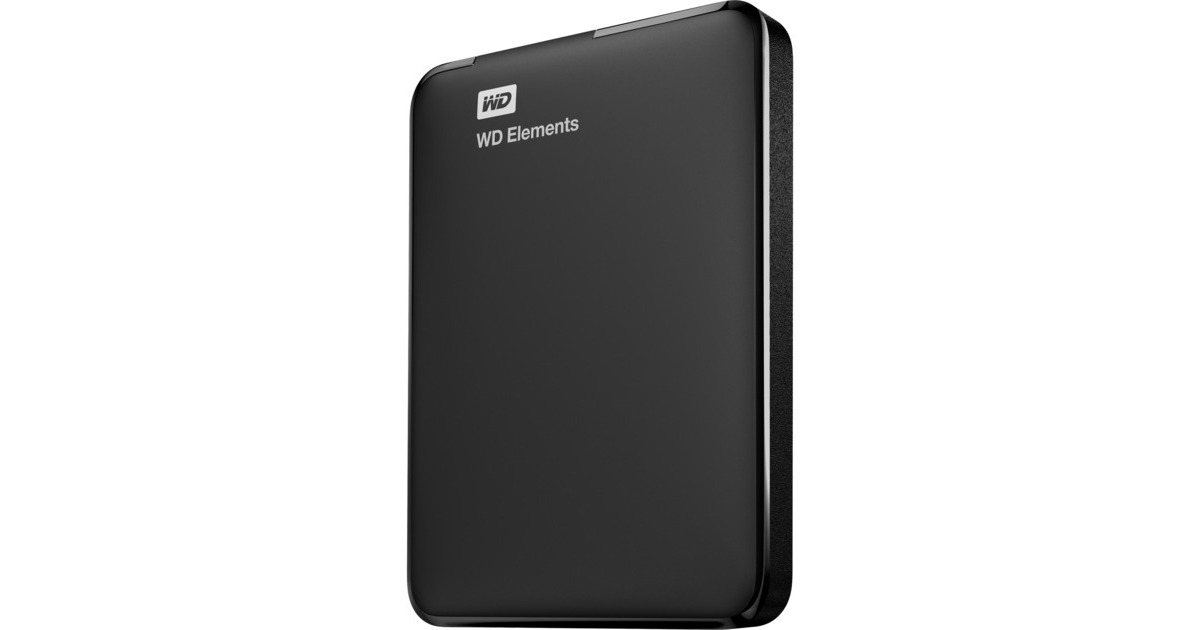 WD Elements Portable 1 TB, Externe Festplatte(schwarz, Micro-USB-B 3.2 Gen 1 (5 Gbit/s))