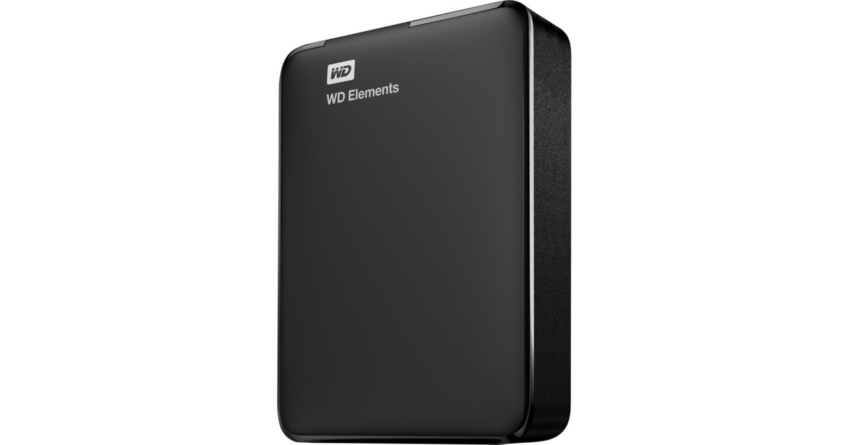 WD Elements Portable 2 TB, Externe Festplatte(schwarz, Micro-USB-B 3.2 Gen 1 (5 Gbit/s))