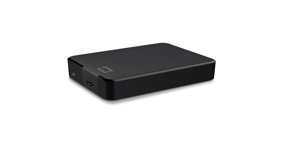 WD Elements Portable 4 TB, Externe Festplatte(schwarz, Micro-USB-B 3.2 Gen 1 (5 Gbit/s))