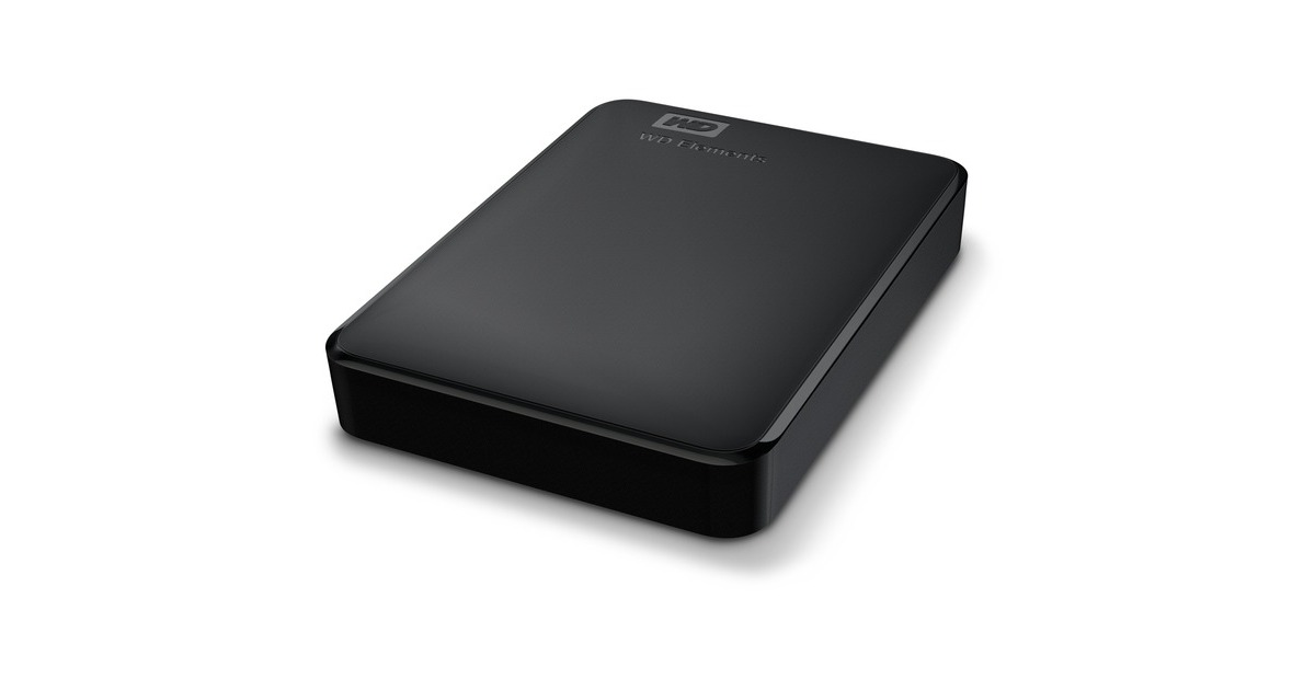 WD Elements Portable 4 TB, Externe Festplatte(schwarz, Micro-USB-B 3.2 Gen 1 (5 Gbit/s))